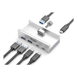 HUB USB-C EQUIP 128967 A 2xUSB-A 2xUSB-C CLIP AJUSTABLE
