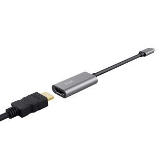 ADAPTADOR TRUST 23774 USB-C A HDMI HEMBRA UHD 4K AUDIO MULTICANAL