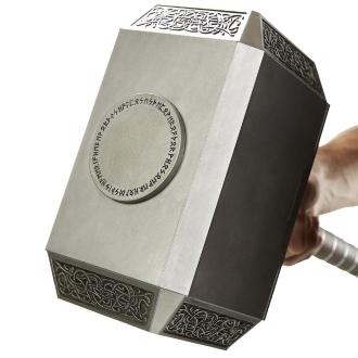 Replica hasbro marvel martillo thor mjolnir con luz