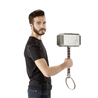 Replica hasbro marvel martillo thor mjolnir con luz