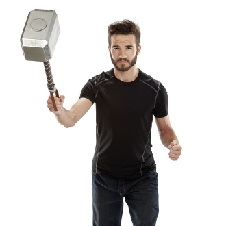 Replica hasbro marvel martillo thor mjolnir con luz