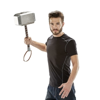 Replica hasbro marvel martillo thor mjolnir con luz