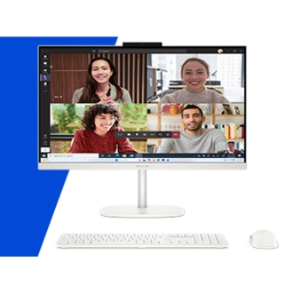 HP OmniStudio All-in-One Desktop 27-cu0032ns PC Intel Core 5 120U 68,6 cm (27") 1920 x 1080 Pixeles 16GB DDR5-SDRAM 1TB SSD FreeDOS Wi-Fi 7 (802.11be) Blanco