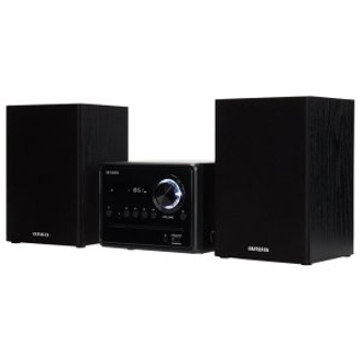 MICRO CADENA DE MUSICA AIWA MSBTU-300 HI-FI BLUETOOTH 4.2 CD MP3 USB CARGA RADIO FM 20W RMS NEGRO