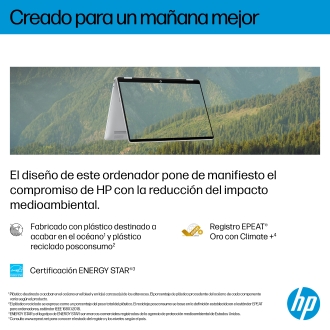 HP Omnibook 5 Flip 14-fp0057ns core 7-150u 14" táctil 16GB 1TB W11 plata