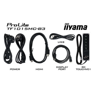MONITOR IIYAMA 10,1" PCAP BEZEL FREE 10P TOUCH, 1280X800, IPS PANEL, DP,HDMI,VGA, 425CD/M (WITH TOUCH), USB INTERFACE,MULTITOUCH,OPEN FRAME,IP65 FRONT(TF1015MC-B3)