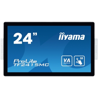 iiyama ProLite TF2415MC-B2 pantalla para PC 60,5 cm (23.8") 1920 x 1080 Pixeles Full HD VA Pantalla táctil Multi-usuario Negro