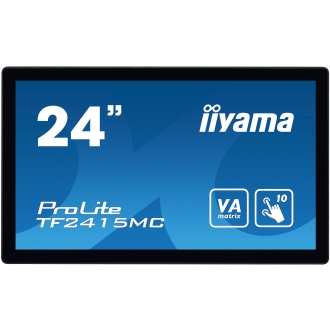 iiyama ProLite TF2415MC-B2 pantalla para PC 60,5 cm (23.8") 1920 x 1080 Pixeles Full HD VA Pantalla táctil Multi-usuario Negro