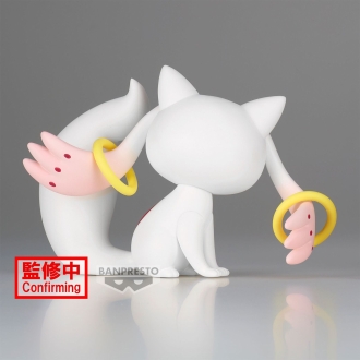 Figura banpresto puella magi madoka magica: the movie rebellion fluffy puffy kyubey 7cm