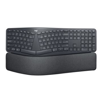 TECLADO LOGITECH WIRELESS ERGO K860 BUSINESS DISEÃO ERGONOMICO RECEPTOR GRAFITO