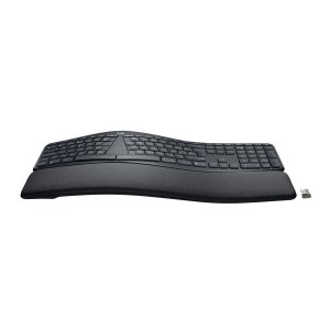 TECLADO LOGITECH WIRELESS ERGO K860 BUSINESS DISEÃO ERGONOMICO RECEPTOR GRAFITO
