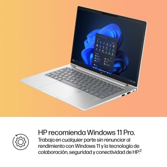 HP ProBook 4 G1iR Wolf Pro Security Edition Intel Core 5 120U Portátil 35,6 cm (14") WUXGA 16 GB DDR5-SDRAM 512 GB SSD Wi-Fi 6E (802.11ax) Windows 11 Pro Plata