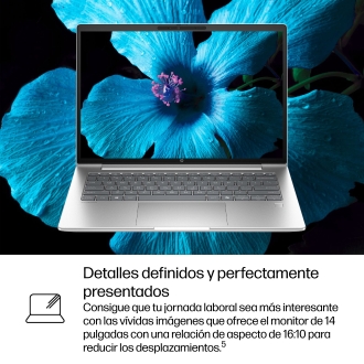 HP ProBook 4 G1iR Wolf Pro Security Edition Intel Core 5 120U Portátil 35,6 cm (14") WUXGA 16 GB DDR5-SDRAM 512 GB SSD Wi-Fi 6E (802.11ax) Windows 11 Pro Plata