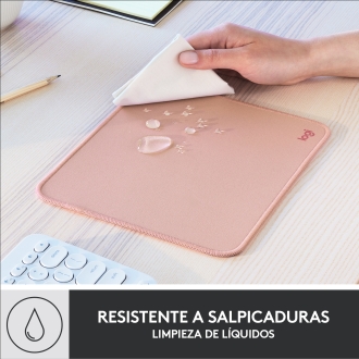 ALFOMBRILLA LOGITECH STUDIO MATERIAL RECICLADO PET SUPERFICIE TELA GOMA ANTIDESLIZANTE 230X200MM ROS