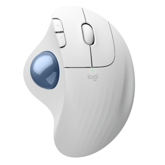 MOUSE LOGITECH WIRELESS ERGO M575S TRACKBALL CONTROL PULGAR CLICS SILENCIOSOS 2000 DPI BLANCO