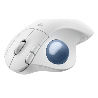 MOUSE LOGITECH WIRELESS ERGO M575S TRACKBALL CONTROL PULGAR CLICS SILENCIOSOS 2000 DPI BLANCO