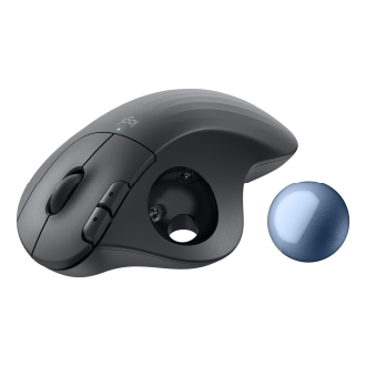 MOUSE LOGITECH WIRELESS ERGO M575S TRACKBALL CONTROL PULGAR CLICS SILENCIOSOS 2000 DPI GRAFITO