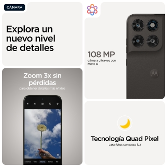 Motorola moto g77 17,3 cm (6.8") Ranura híbrida Dual SIM Android 16.0 5G USB Tipo C 8 GB 512 GB 5200 mAh Negro