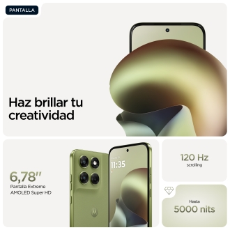Motorola moto g67 17,3 cm (6.8") Ranura híbrida Dual SIM Android 16.0 5G USB Tipo C 4 GB 256 GB 5200 mAh Verde