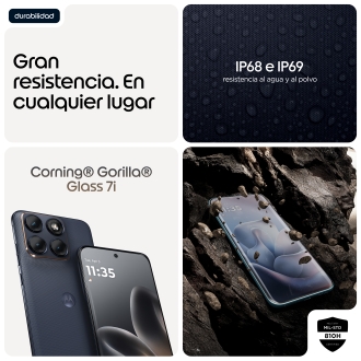 Motorola edge 70 fusion 17,2 cm (6.78") SIM doble Android 16.0 5G USB Tipo C 8 GB 256 GB 5200 mAh Negro
