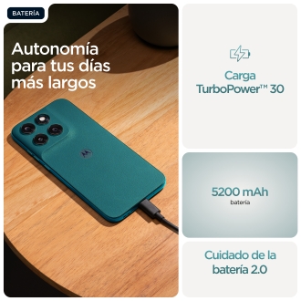 Motorola moto g77 17,3 cm (6.8") Ranura híbrida Dual SIM Android 16.0 5G USB Tipo C 8 GB 512 GB 5200 mAh Verde