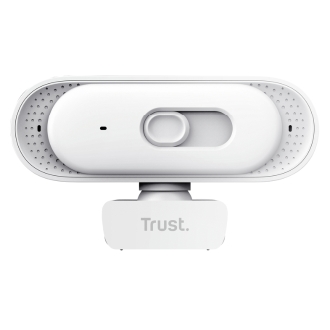 WEBCAM TRUST TOMAR 2K QHD 2560X1440 30FPS FOV 76 GRADOS REDUCCION RUIDO PRIVACIDAD BLANCO