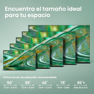 Hisense 50E8S Televisor 127 cm (50") 4K Ultra HD Smart TV Wifi Gris 500 cd / m²