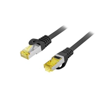 LATIGUILLO EXTERIORES APANTALLADO S/FTP CATEGORIA 6A  10Gbit 25M COLOR NEGRO EQUIP 605110