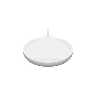 CARGADOR INALAMBRICO BELKIN WIA001BTWH QI 10W CABLE USB-A A USB-C 1.2M NO INCLUYE ADAPTADOR CA NEGRO