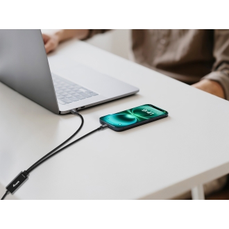 CABLE USB-C DE CARGA A USB-C EN Y 1.5M EQUIP 128895 PD 3.1 140W  480Mbps CARCASA ALUMINIO