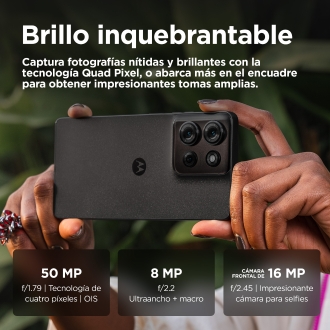 Motorola ThinkPhone25 16,1 cm (6.36") SIM doble Android 14 5G USB Tipo C 8 GB 256 GB 4310 mAh Negro