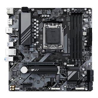 GIGABYTE B650M D3HP Placa base - AMD Ryzen serie 9000, VRM de 5+2+2 fases, hasta 7600 MHz DDR5 (OC), 2xPCIe 4.0 M.2, LAN 2,5 GbE, USB 3.2 Gen 1