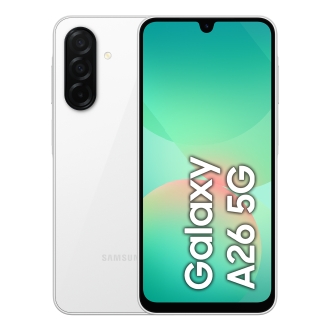 Samsung Galaxy A26 17 cm (6.7") Ranura híbrida Dual SIM Android 15 5G USB Tipo C 6 GB 128 GB 5000 mAh Blanco