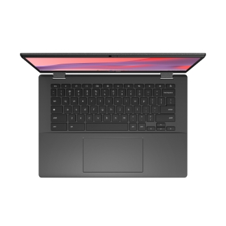 ASUS Chromebook CM14 Flip CL1402FM2A-EC0286 - Ordenador Portátil 14" Full HD (MediaTek Kompanio 520, 8GB RAM, 128GB eMMC, ARM Mali-G52 MC2, ChromeOS) Gris Gravidad - Teclado QWERTY español