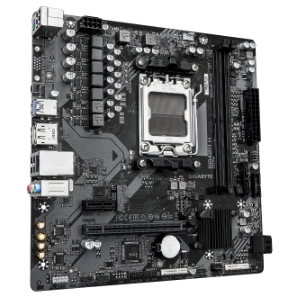 GIGABYTE B840M H Placa Base - Procesadores AMD Ryzen 9000, VRM de 5+2+2 fases, hasta 7200MHz DDR5 (O.C), 1xPCIe 4.0 M.2, LAN 1GbE, USB 3.2 Gen 1