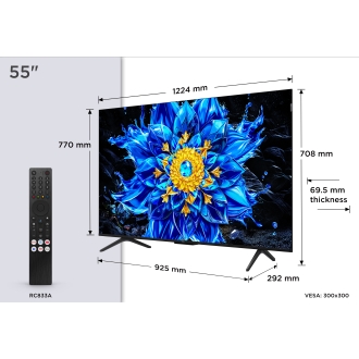 TV TCL 55 55P8L UHD MINILED GOOGLETV 144HZ