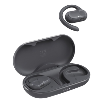 AURICULAR BLUETOOTH OPEN EAR HAMA SPIRIT OPEN OWS TWS 18h MICROFONO COLOR NEGRO