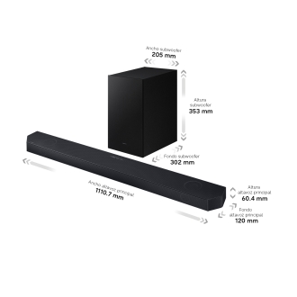 BARRA DE SONIDO SAMSUNG HWQ600H 3.1.2 320W DATMOS WIFI