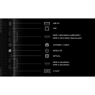 TV TCL 65 65P8L UHD MINILED GOOGLETV 144HZ