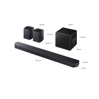 BARRA DE SONIDO SAMSUNG HWQ930H 9.1.4 580W DATMOS WIFI