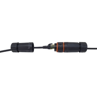 LATIGUILLO EXTERIORES APANTALLADO S/FTP CATEGORIA 6A  10Gbit 40M COLOR NEGRO EQUIP 605112