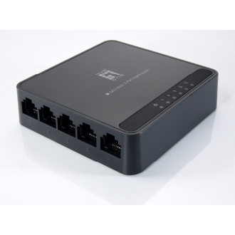 SWITCH LEVEL ONE GIGABIT NO GESTION 5P 10/100/1000 GEU-0522