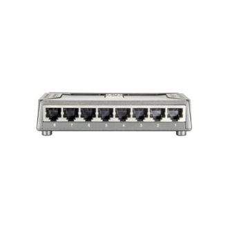 SWITCH LEVEL ONE NO GESTION 8 PUERTOS 10/100 MINI NO RACK BASE MAGNETICA