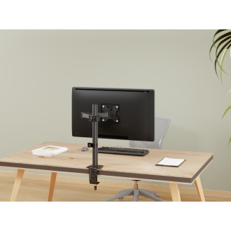 SOPORTE DE MESA EQUIP 650174 ARTICULADO PARA 1 PANTALLA DE 17" A 32" VESA 100X100 MAX 10KG NEGRO