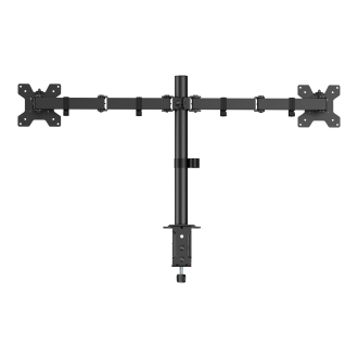SOPORTE DE MESA EQUIP 650176 ARTICULADO PARA 2 PANTALLAS DE 17" A 32" VESA 100X100 MAX 2x10KG NEGRO
