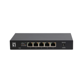 SWITCH NO GESTIONABLE LEVEL ONE GEU-0525 5P  2.5GbE CARCASA METAL NO RACK