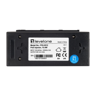 POE INJECTOR ADAPTER 10/100 LEVEL ONE PASA DATOS Y ALIMENTACION POR EL MISMO CABLE 15.4W