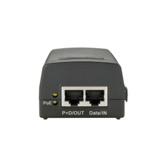 POE INJECTOR ADAPTER GIGABIT LEVEL ONE PASA DATOS Y ALIMENTACION POR EL MISMO CABLE HASTA 100M 15.4w