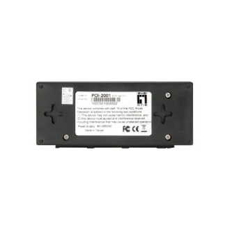 POE INJECTOR ADAPTER GIGABIT LEVEL ONE PASA DATOS Y ALIMENTACION POR EL MISMO CABLE HASTA 100M 15.4w