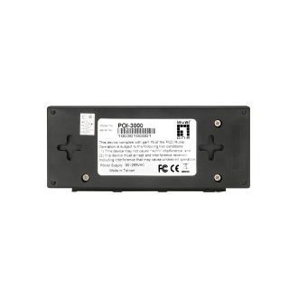 POE INJECTOR ADAPTER GIGABIT LEVEL ONE PASA DATOS Y ALIMENTACION POR EL MISMO CABLE HASTA 100M